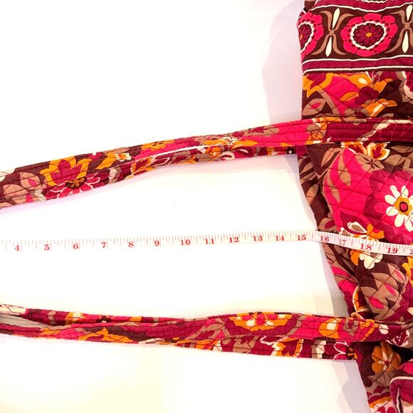 Vera Bradley Large Duffel Bag Carnaby Floral Quilted Cotton Travel Bag Vintage - Picture 10 of 10